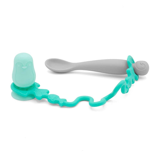 321 Grow Silicone Feeding Spoon With Suction Attachment