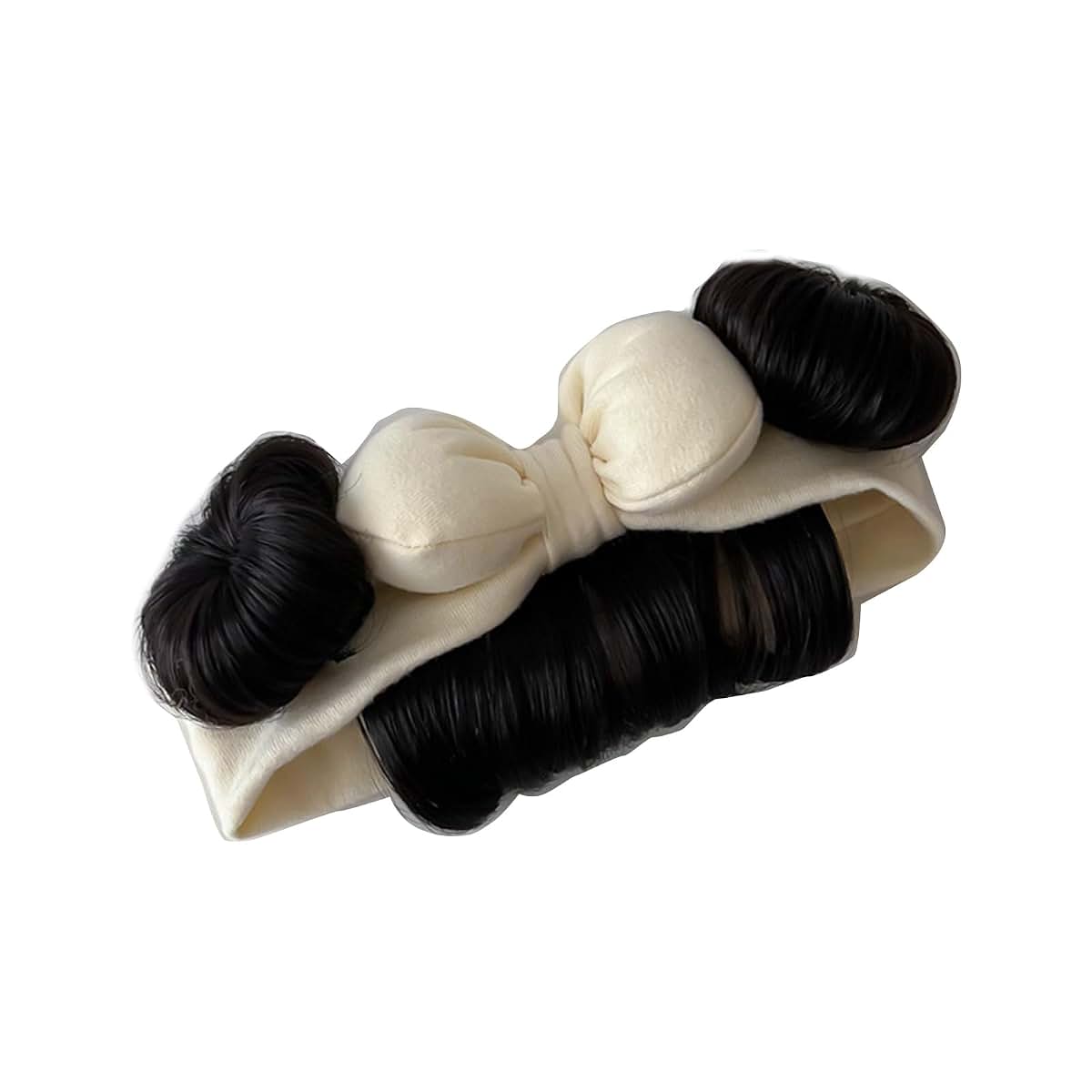 NuanZHIY Baby Wig Bangs Headband Fashionable Bun Wig