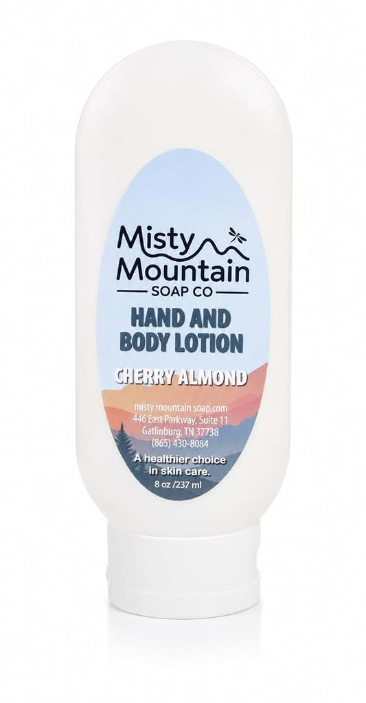 Misty Mountain Soap Co. Cherry Almond Hand and Body Lotion 8 oz.