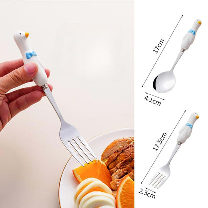 Royal Shang Youpin Cartoon Ceramic Handle Spoon