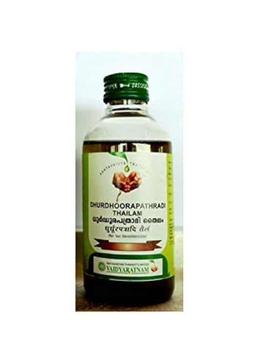 Vaidyaratnam Dhurdhurapatradi Kera Thailam 200 ml (Pack of 2)| Ayurvedic Products | Ayurveda Products | Vaidyaratnam