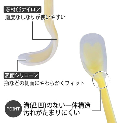 下村企販 Flexible Silicone Spoon Large and Small Set (photo 2)