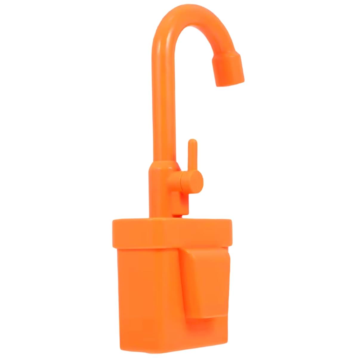 Jorzer Toy Sink Faucet, Kitchen Sink Toys Faucet Plastic Replacement Playhouse Accessories for Boys Girls Toddlers (photo 3)