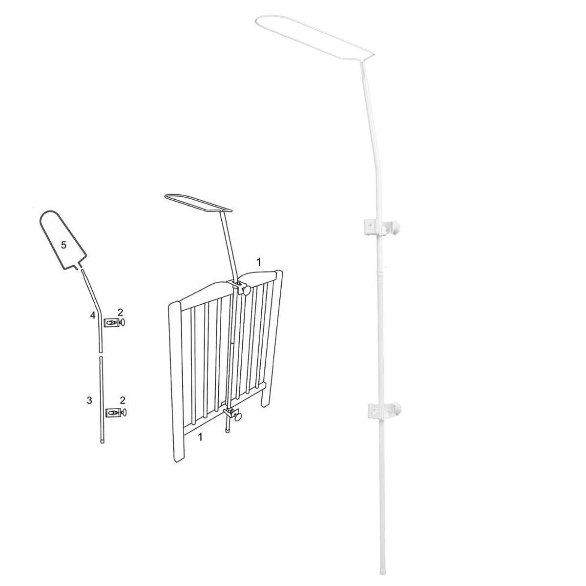 Tega Baby Baby Cot Canopy Pole