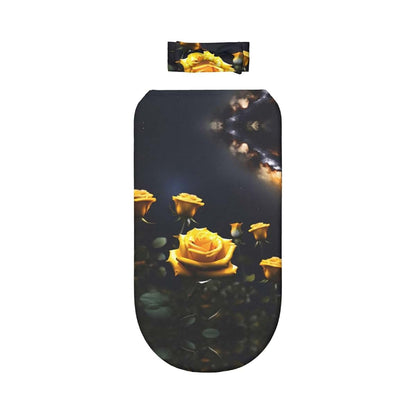 WZYCWB Yellow Roses Swaddle Set For Newborn