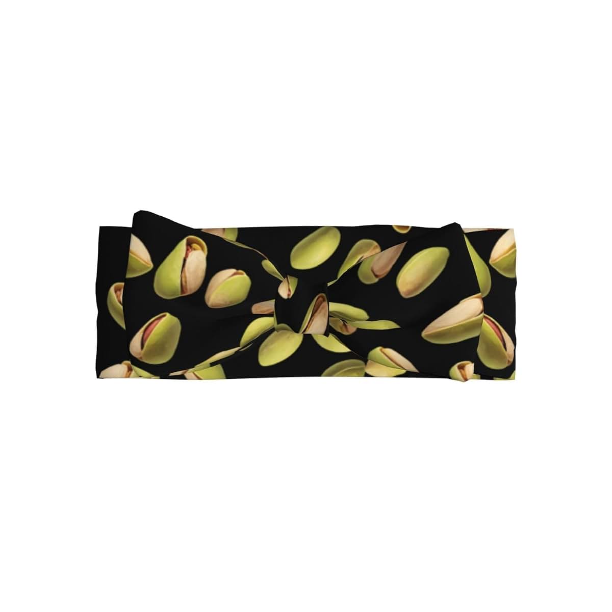 Broleo Pistachios Always Smile Prints Baby Bow Headband