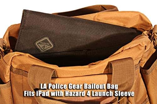LA Police Gear LAPG Tactical Multi-Pocket Bailout Gear Diaper Bug Out Range Go-To Bag - Grey (photo 4)