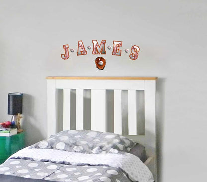 Pro-Tuff Decals Baseball Letters Alphabet Wall Stickers (photo 2)