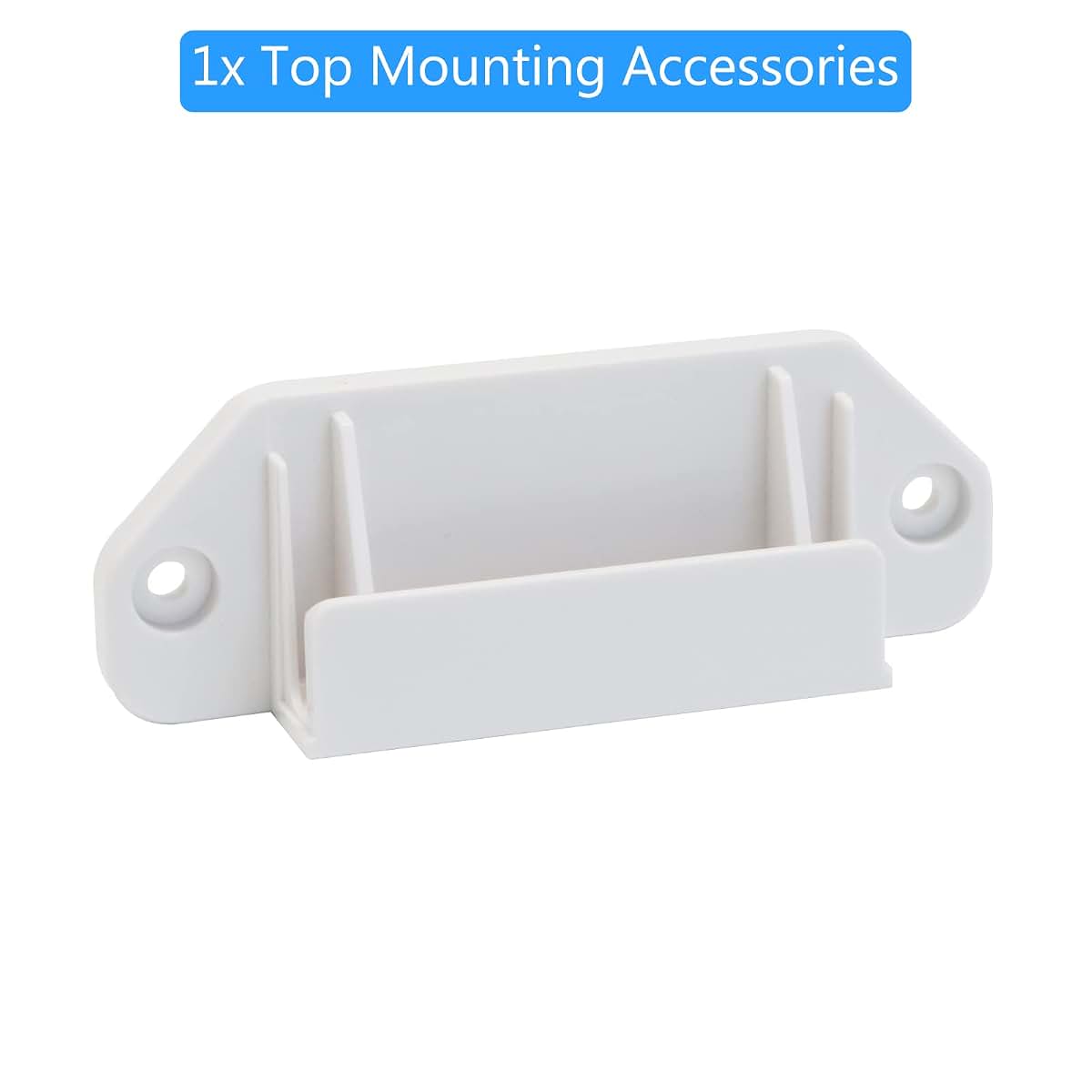 BETERTEK Retractable Mesh Baby Gate Replacement Parts Kit, White, Wall Mount Hardware