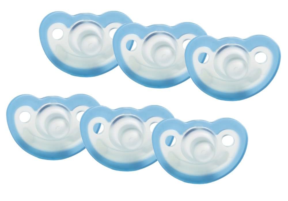 Kincongi JollyPop 0-3 Months Pacifier 6 Pack Unscented - Blue