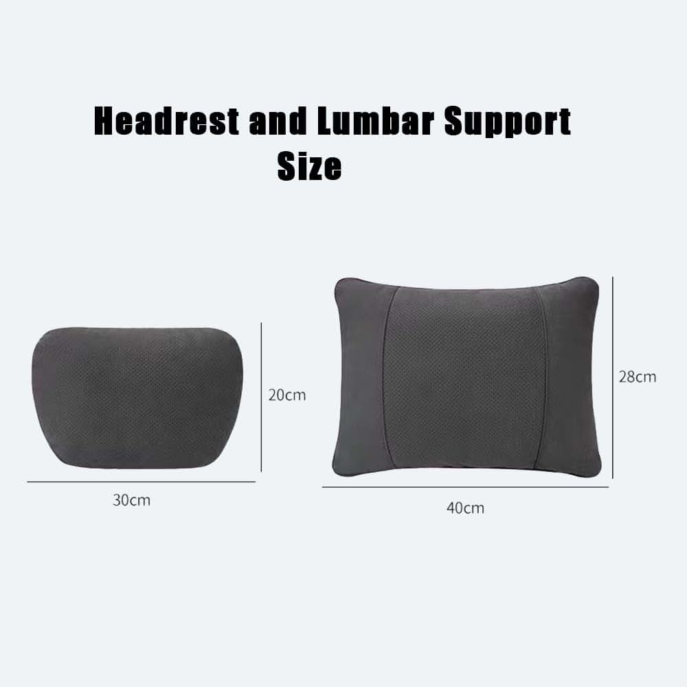 Car Headrest Pillow for Peugeot RCZ/RCZ R/iON Seats | Lumbar Back Cushion