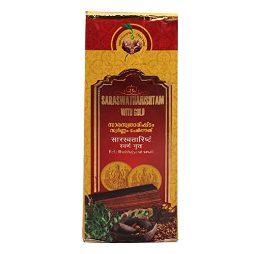 VAIDYARATNAM Saraswatharishtam with Gold 100ml