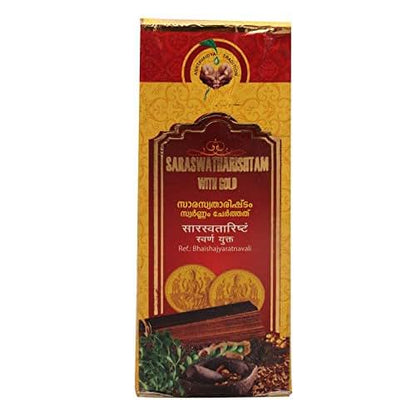 VAIDYARATNAM Saraswatharishtam with Gold 100ml