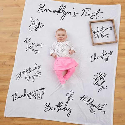 Personalization Universe Personalized Fleece Blanket (photo 4)