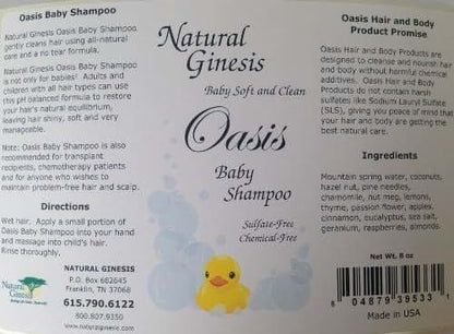 Natural Ginesis Oasis Baby Shampoo - 8 oz (photo 2)