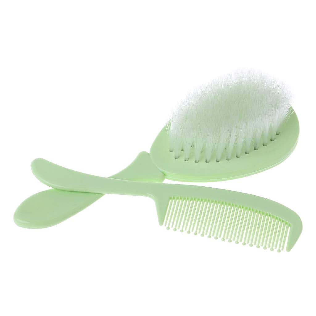 GANYKQ Newborn Baby Hairbrush And Soft Comb Set