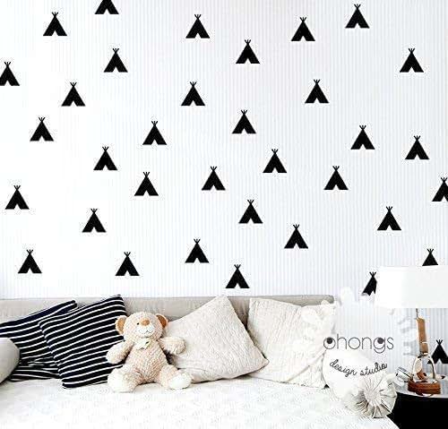 Ohongs Design Studio TeePee Wall Decal for Kids Nursery
