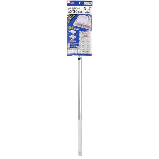 LEC Gekochi-kun Extendable Floor Wiper in White