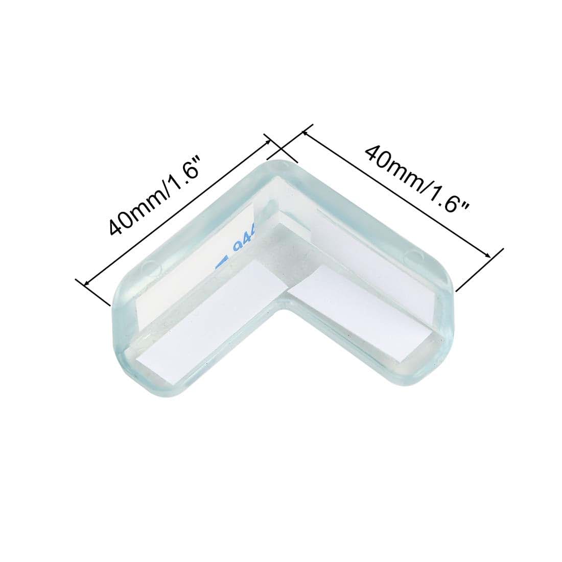 uxcell Furniture Glass Table Desk Corner Guards Edge Protector