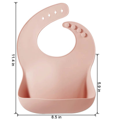 PandaEar Silicone Baby Bibs Set of 3