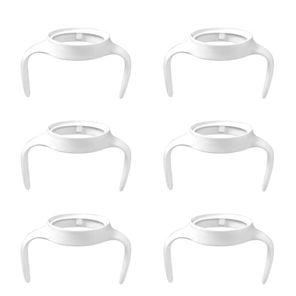 XTSWFC 6Pack Baby Handles for MAM Bottles, Ergonomic Non-Slip Bottle Grips for Self-Feeding, Fits MAM Bottle 5oz, 9oz &