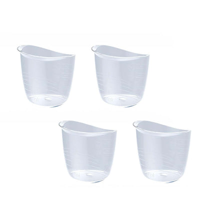 Set of 4pc Newborn Feeding Cups with Measurement Scales for Infants