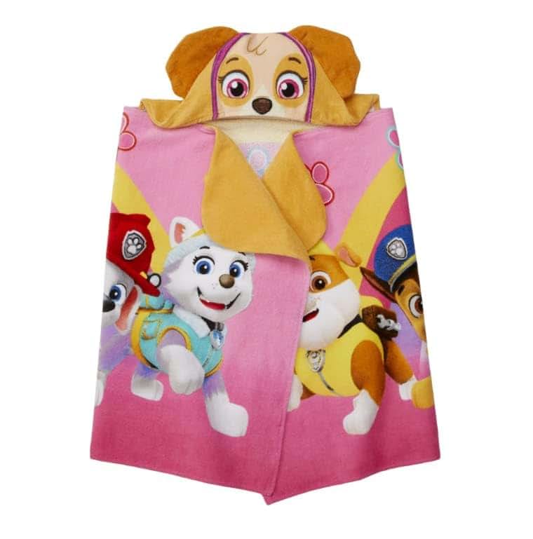 Nickelodeon Paw Patrol Hooded Towel Wrap for Girls