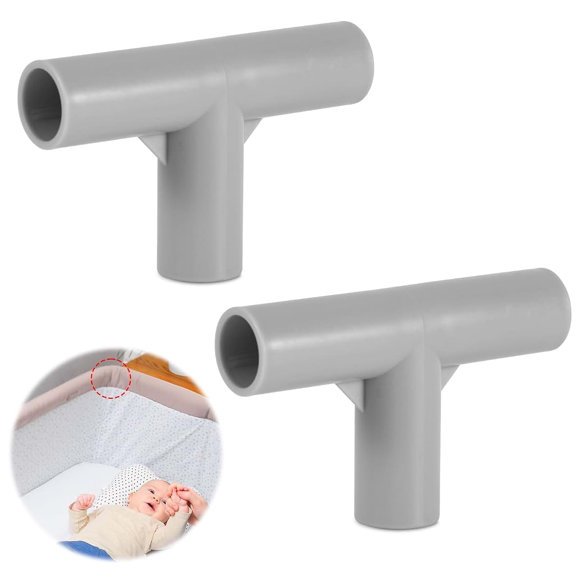 PEUTIER T-Shaped Joints Baby Playpen Replacement Connectors