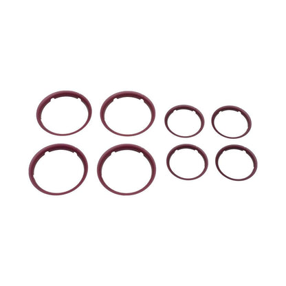 Bugaboo Fox Wheel Caps in Dark Red for Stroller Customization