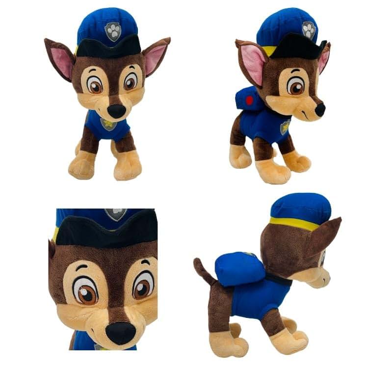 BabyOneStop Paw Patrol Chase Blue Soft Plush Cuddle Pillow With Embroidered Details