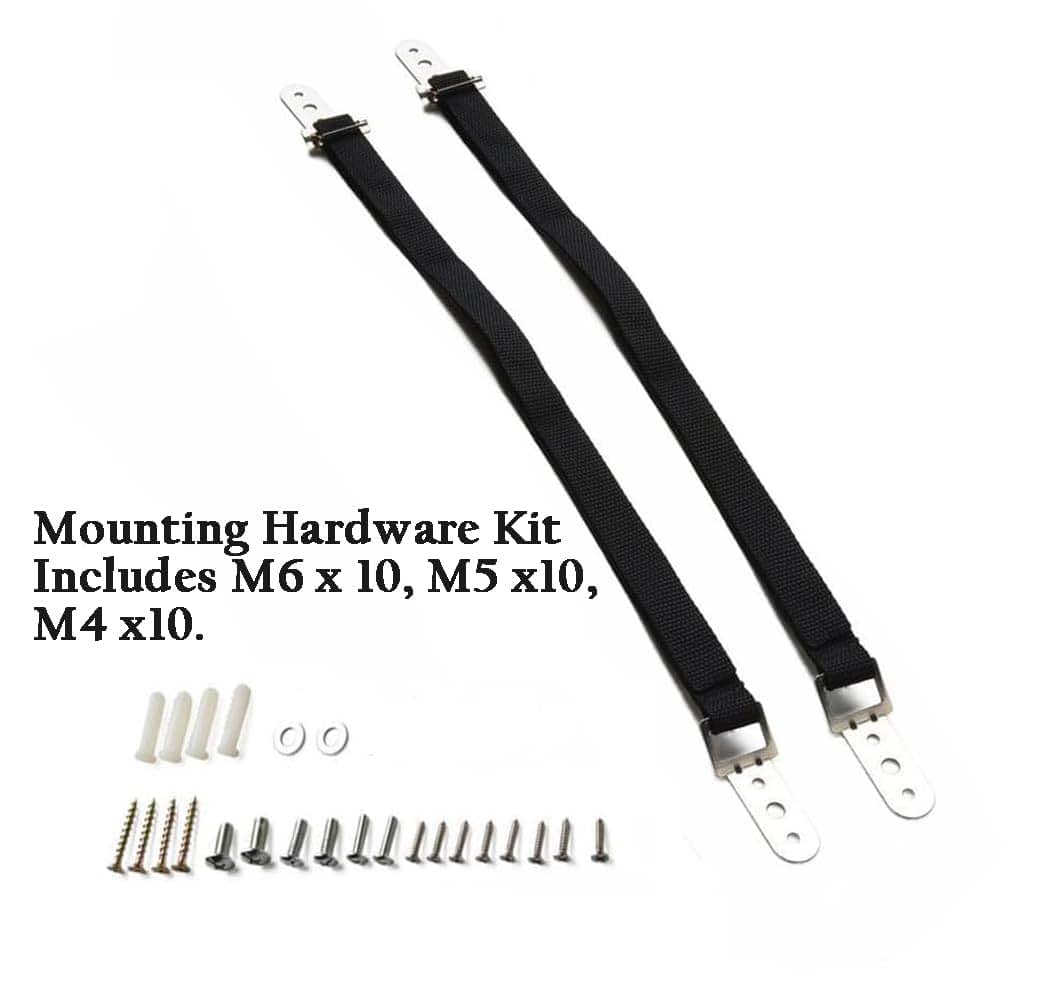 Anti-Tip TV Straps Safety Kit for Flat Screen Furniture Anchoring