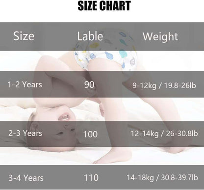 anso 3 Packs Baby Potty Training Pants Boys Girls Training Underwear Reusable Toddlers Toilet Training Pants (Type (photo 3)