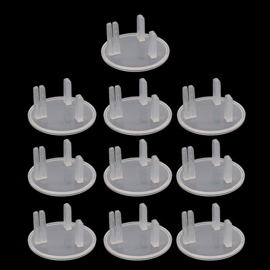 Angwang Safety Plug Protector 10-Piece Set For UK Sockets