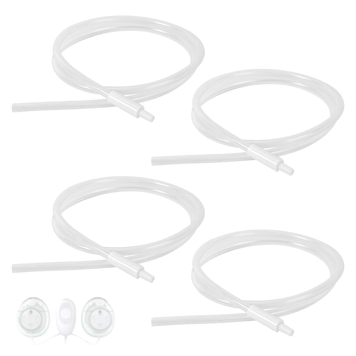BabyOneStop Replacement Tubing For Elvie Stride Pump 4pcs