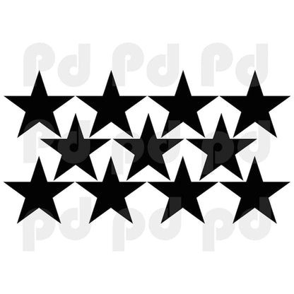 Wall Decals Star Home Stickers - Nursery Stars Wall Decal Kids Star Wallpaper Decor Peel and Stick Stickers for Dorm