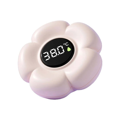 BabyOneStop Floating Bath Thermometer Cartoon Flower Design, 0-80°C Digital Water Meter
