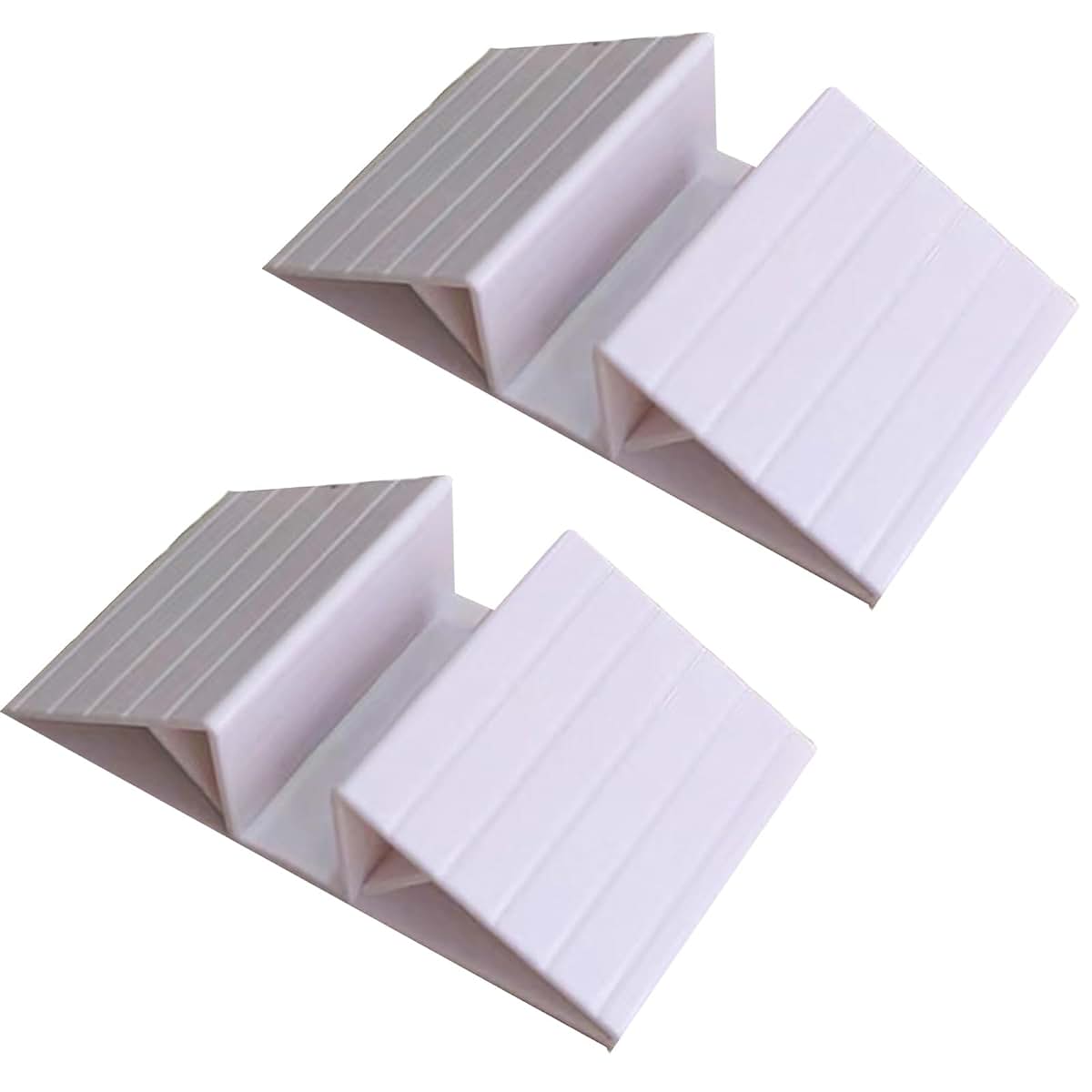 YUSHTPO 2Pc Pet Gate Fence Feet Dog Stable Stand Freestanding Panel Triangular Isolation