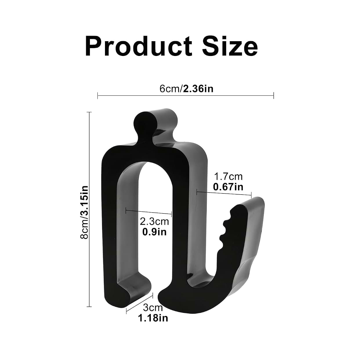 BOQXVELR 2‑Pack Heavy‑Duty Wagon Side Hooks for Wonderfold Wagon W4 & W2 (photo 2)
