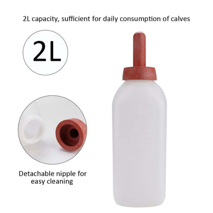 BigKing 2L Calf Nursing Bottle With Detachable Rubber Nipple