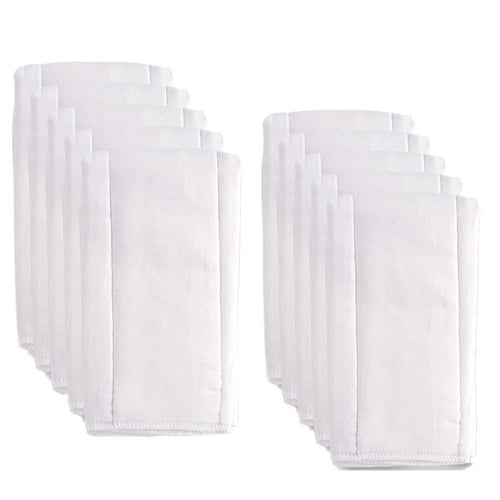 Fasoar 6-Ply Cotton Prefold Cloth Diapers For Infants And Toddlers