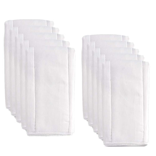 Fasoar 6-Ply Cotton Prefold Cloth Diapers For Infants And Toddlers