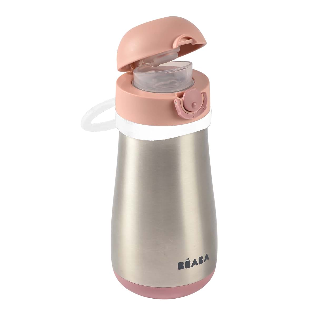 Béaba BEABA Kids Stainless Steel Insulated Water Bottle, Kids Water Bottle, Toddler Thermos with Spill Proof Spout and (photo 2)