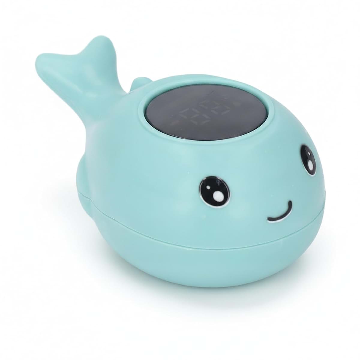 HaloVerde Whale Bath Thermometer Floating Toy with Color Temperature Indicator