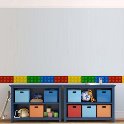 Building Blocks Wall Stickers Art Decor for Kids Nursery