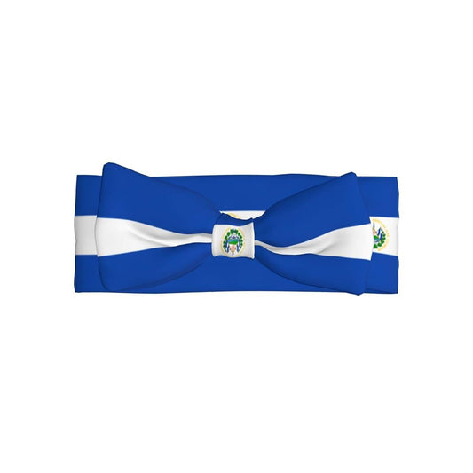 WXZYFP El Salvador Baby bow headband, printed, colorful and varied, soft and skin-friendly, good elasticity