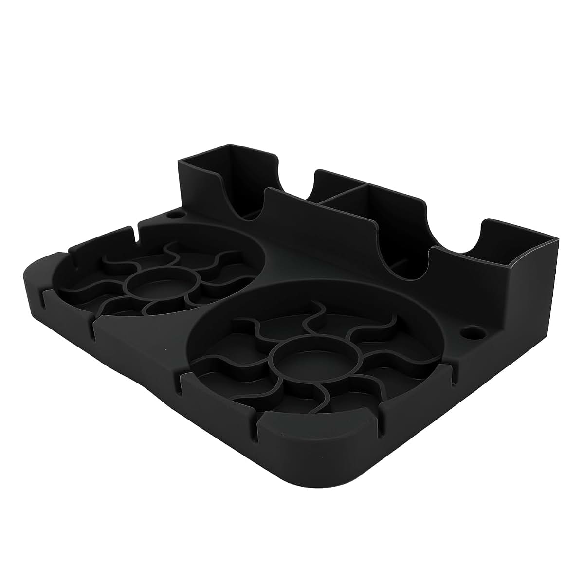 shenruifa Water Bottle Drying Rack Non Slip Base Silicone Bottle Dryer Stand for Home Office (Black)