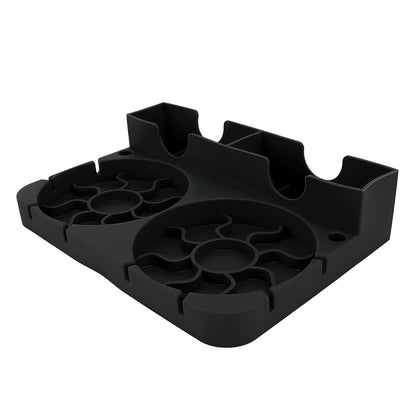 shenruifa Water Bottle Drying Rack Non Slip Base Silicone Bottle Dryer Stand for Home Office (Black)