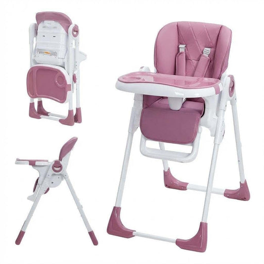 LEISULIF Baby High Chair, Adjustable Chair for Babies and Toddlers, Adjustable Reclining Highchair with Removable Tray