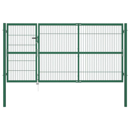 Teenpull Garden Fence Gate In Green Steel
