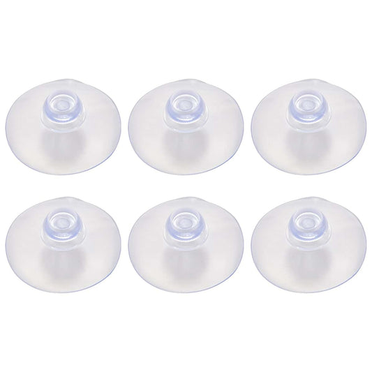 Pasuihcay 100Pcs 40Mm Clear Suction Cup Sucker Mushroom Head Suction Cup Suction, Transparent